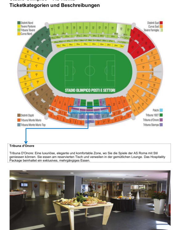 Fussballreise AS Roma Perfect Tours Tickets Hotel